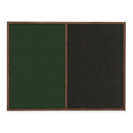 United Visual Products Slim Style Indoor Enclosed Radius Corkbo UVRDS48SB-SATIN-CINNABA